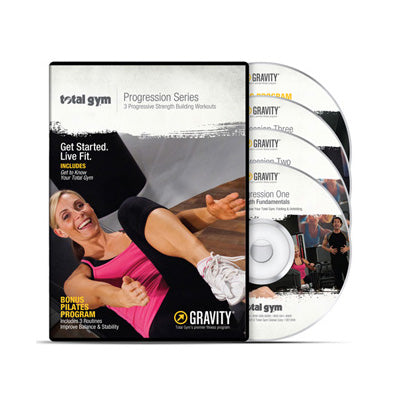 Total Gym Progression Series 4 DVD Set
