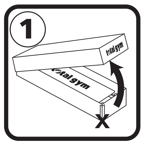 Remove lid & flatten box corners