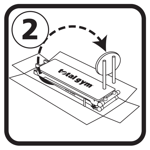 Insert squat stand into receptacles