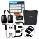 accessories for fit anniversary include exercise wall chart, extra large squat stand, abcrunch, training deck, upper body system, wing attachment and leg pulley