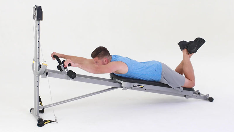 Total Gym pull up demonstration