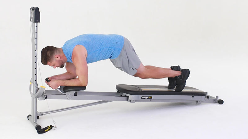 Total Gym jack knife demonstration
