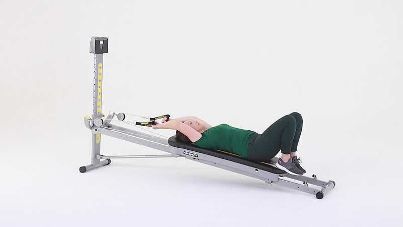 Total Gym pullover demonstration