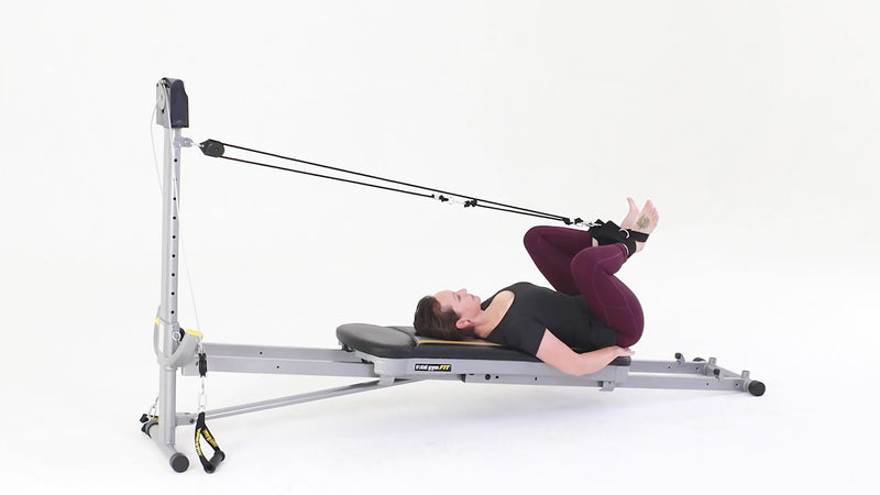 Total Gym Pilates short spine demonstration