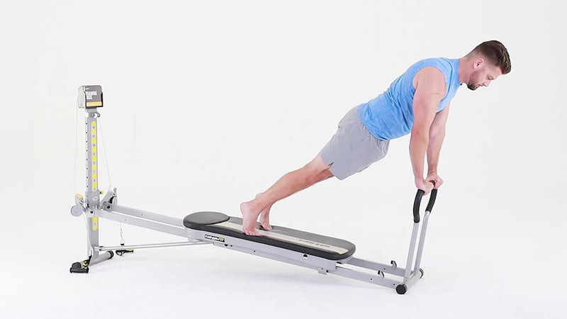 Total Gym Pilates long stretch demonstration