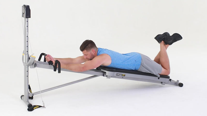 Total Gym chin up demonstration