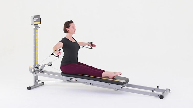 Total Gym Hug A Tree chest fly demonstration