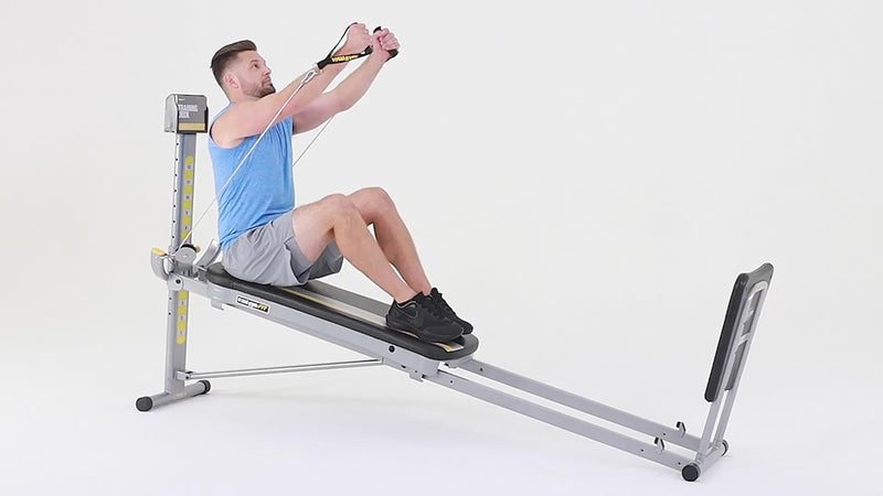 Total Gym incline chest fly demonstration