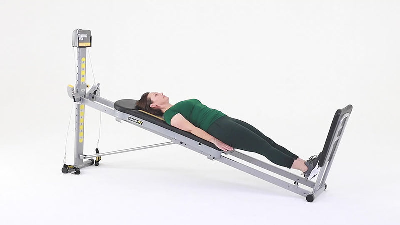 Total Gym calf raise demonstration
