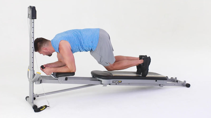 Total Gym alternating jack knife demonstration