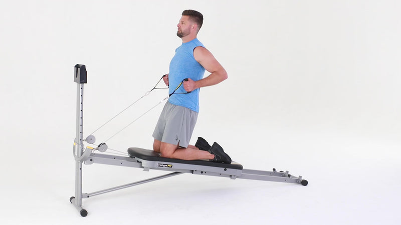 Total Gym high kneeling row demonstration
