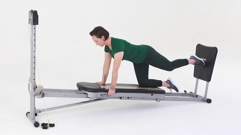 Total Gym plyometric sprinter start demonstration