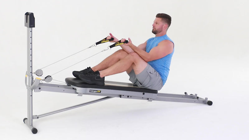 Total Gym forearm curl demonstration