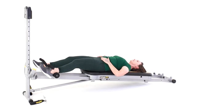 Total Gym Hamstring Curl demonstration demonstration
