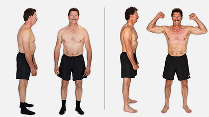 Bruce before and after the Total Gym Challenge
