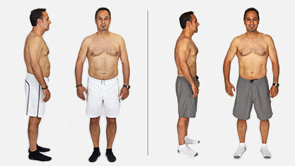 Bud before and after the Total Gym Challenge