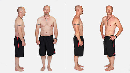 Doug before and after the Total Gym Challenge