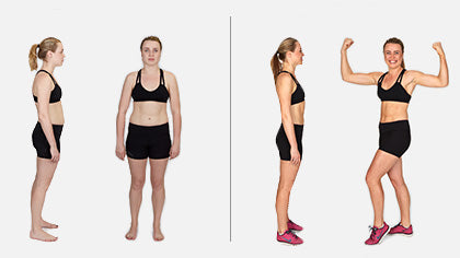 Vicki before and after the Total Gym Challenge
