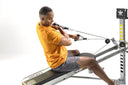 Man doing a seated cable pull close-up on the Total Gym FIT Anniversary Edition