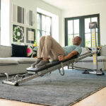 Dip exercise on total gym