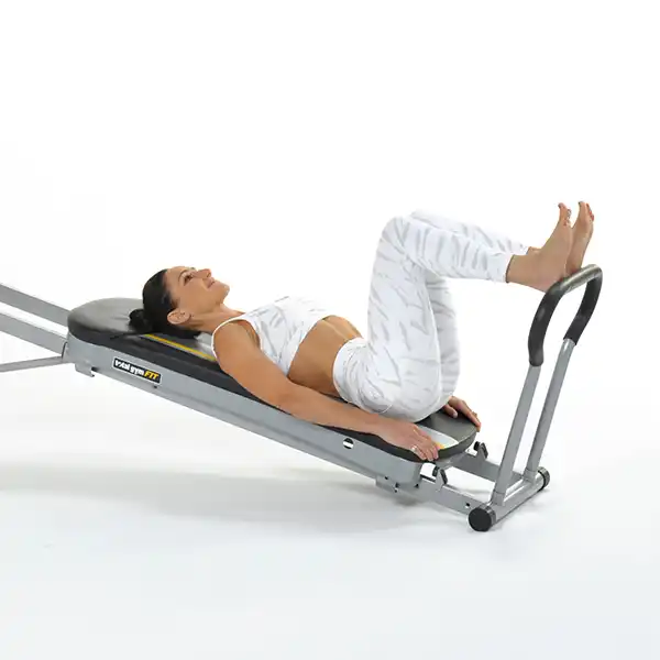 Total Gym pilates toe bar squat